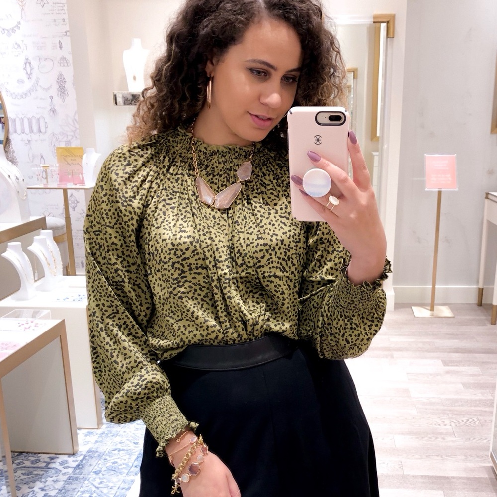 Leopard Print Blouse